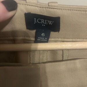 JCrew tan pleated dress slacks very nice!